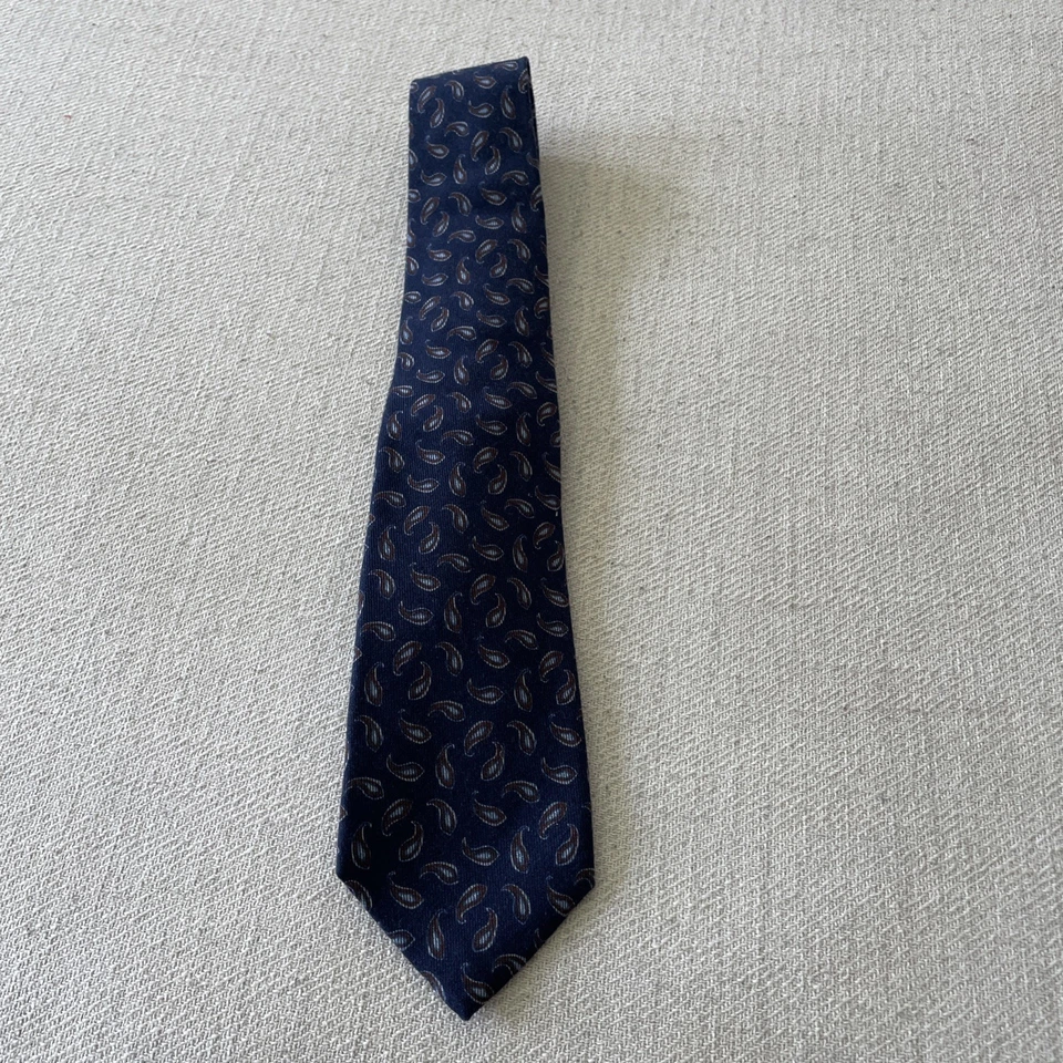 Corbata para hombre Isaia Napoli 100 % lana multicolor cachemira 7 pliegues Italia Foto 1 de 4