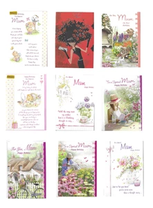 Special Mum birthday card ~ choice of designs FREE P + P - Picture 1 of 19