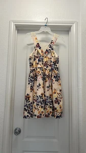 City Triangles Floral Fit & Flare Dress – Size 9 – Sleeveless Lace Detail - Picture 1 of 5