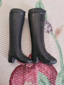 Barbie Schuhe Vintage Stiefel 70er Jahre? Schwarz - Bild 1 von 5