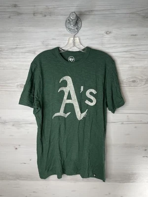 Oakland Athletics Shirt Mens Medium Green MLB Baseball T-Shirt Tee Short Sleeve - Image 1 of 4