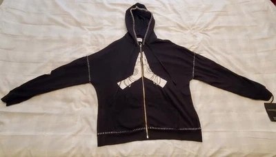 Sudadera con capucha Lauren Moshi KOA Prayer Hands, mediana para mujer, nueva con etiquetas Foto 1 de 4