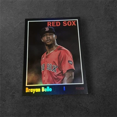 2024 Topps Archives - 1970 Topps Brayan Bello #194 Black Foilboard - Image 1 of 2