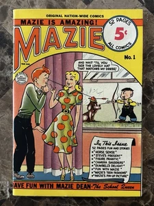 Mazie #1 Nationwide 1950 Mini Comic Rarität in NM 5-Cent 1st Print Beauty!! - Bild 1 von 8