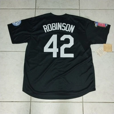 JACKIE ROBINSON BROOKLYN DODGERS MAJESTIC COOL BASE THROWBACK. SIZE XL. NWT. - Image 1 of 4