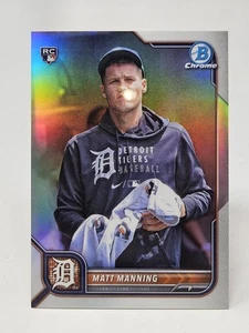 2022 Bowman Chrome Image Variation Rc Matt Manning - Picture 1 of 2