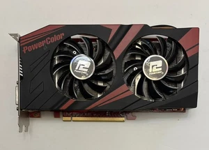 Power Color 2GB GRAPHICS CARD 2 Fan LF R17FC Ver. 1.0 AX7870 2GBD5-2DHV5E/OC - Picture 1 of 8
