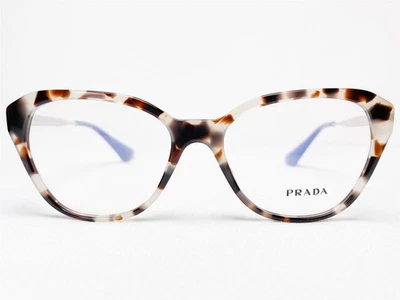 全新 Prada VPR28S UAO-1O1 女式眼镜框 奶油猫眼设计师 52/16 — 第 1/4 张图片