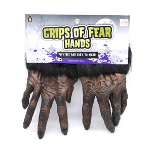 Griffe der Angst Hände - Latex Gummi Gorilla Kostüm Hände Neu mit Etikett Morris - Bild 1 von 11