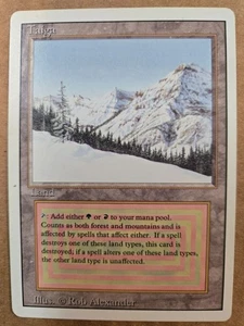 MTG Magic The Gathering LP Revised TAIGA - Picture 1 of 2