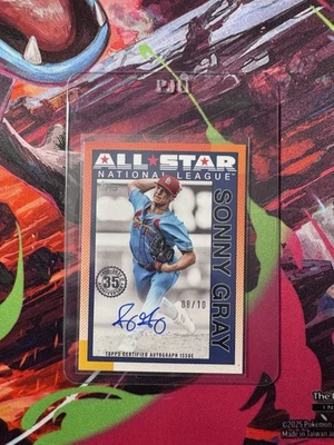 2025 Topps Series 2 SONNY GRAY Auto Gold  /10 1990 All-Star CARDINALS #90AS-SGR - Image 1 of 2