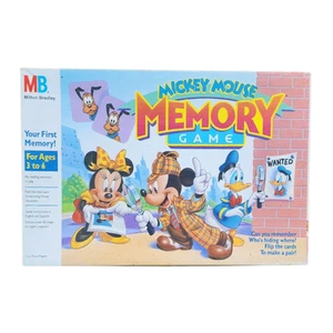 Milton Bradley 1990 Mickey Mouse Memory Spiel komplett Vintage Disney Kinder - Bild 1 von 7