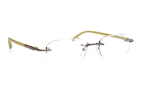 GOLD UND HOLZ RANDLOSE BRILLE BRILLE SONNENBRILLE R15.31 #111B - Bild 1 von 6
