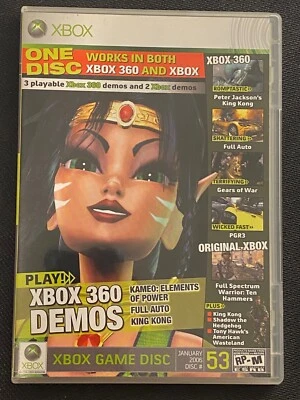 PETER JACKSON KING KONG xbox 360 Official DEMO #53 FULL AUTO kameo elements - Image 1 of 4
