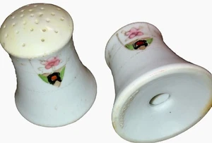 Set Shaker Sale e Pepe Fiori Vintage Ceramica - Giappone | Non Usato | - Foto 1 di 6