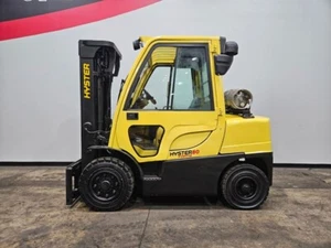 2009 HYSTER H80FT 3 STAGE 8000LB PNEUMATIC LPG FORKLIFT STK 15463 - Picture 1 of 13