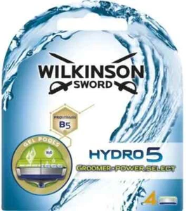 WILKINSON Sword Pack 4 Lames "HYDRO 5 GROOMER POWER SELECT" Lot Recharge Rasoir - Imagen 1 de 2