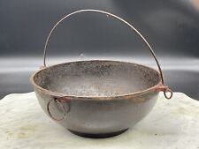 S347 Antique 11 Griswold ERIE 782 A Cast Iron Round Bottom Pot Need Resurfacing