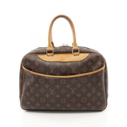 LOUIS VUITTON（LV） Borsa a mano Louis Vuitton Deauville Bowling Vanity M47270 tela monogramma marrone usata