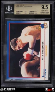 POP 1: Paul Hodkinson RC BGS 9.5: 1991 Kayo Boxing Rookie Gisto True Gem Mint - Picture 1 of 3