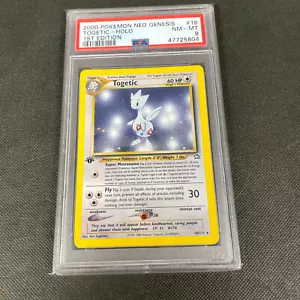 Pokemon Neo Genesis #16 Togetic-Holo 1ª Edición PSA 8 Casi Nuevo-Como Nuevo - Imagen 1 de 7