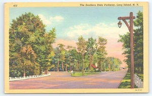 Postkarte The Southern State Parkway Long Island New York - Bild 1 von 2