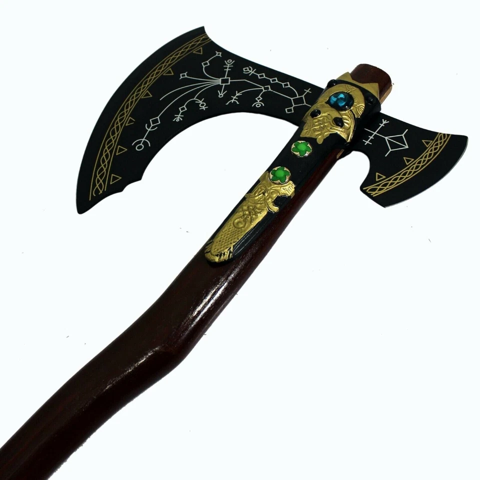 Beautiful handmade Medival God of War Kratos Axe Fully Handmade Replica - Image 1 of 3