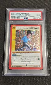 Metazoo PSA 9 Promo - Rudy Alpha Investment Sasquatch 1st Ed Cryptid Mint Card - Picture 1 of 2