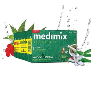 Medimix Ayurvedic Klassisch 18 Kräuter Seife Hautunreinheiten Haut 75g Je Pack 6 - Bild 1 von 8