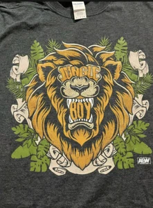 NEU AEW Jungle Boy Lion M Medium T-Shirt All Elite Crate Wrestling Jack Perry LE - Bild 1 von 1