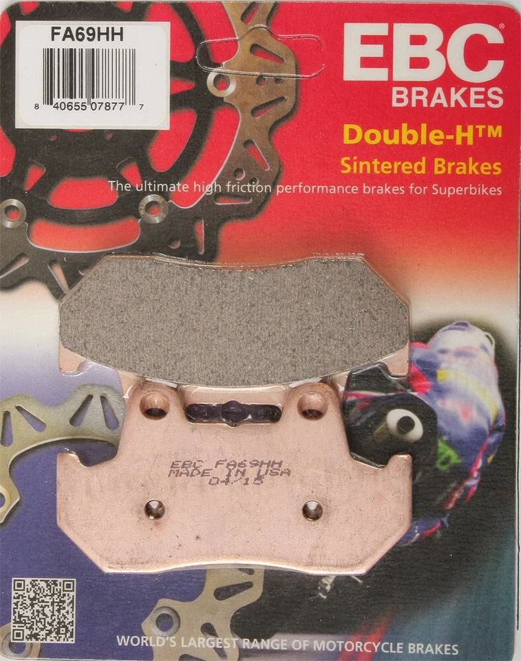 EBC HH Double-H Front or Rear Brake Pads for Honda CX500TC Turbo 1982 - Image 1 of 1