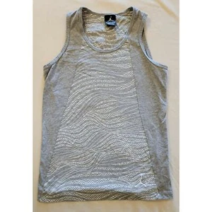 Nike Air Jordan Tank Top Youth Large - Gray and White - Picture 1 of 6