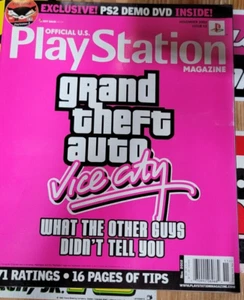 Official US PlayStation Magazine Issue 62 November 2002 - GTA Vice City -w/ Disc - Picture 1 of 5