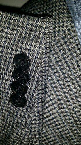 Giacca blazer tweed Michael Kors 38R grigio check testurizzato 4 STAGIONI cappotto sportivo