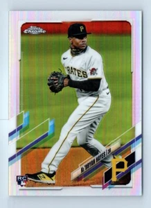 2021 Topps Chrome Refractor Ke'Bryan Hayes Rookie Pittsburgh Pirates #191 - Picture 1 of 2