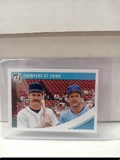 2018 Donruss Baseball #219 Wade Boggs/George Brett