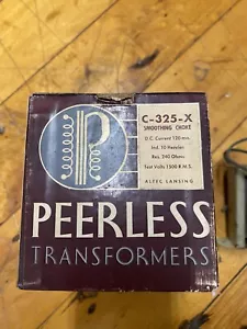 Peerless C-325-X Smoothing Choke 10 H 240 ohms Transformer - Picture 1 of 2
