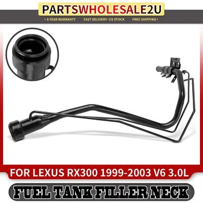 Conjunto de pescoço de enchimento de combustível de aço para Lexus RX300 1999 2000 2001 2002 2003 3,0L - Imagem 1 de 4