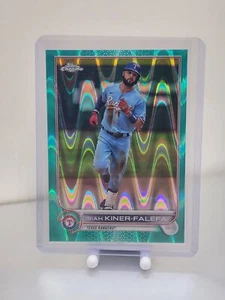 2022 Topps Cosmic Chrome Aqua RayWave Refractor Isiah Kiner-Falefa /199 - Picture 1 of 2