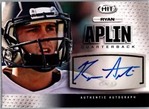 2013 Sage Hit Silver Auto RC #A116 Ryan Aplin Arkansas State Red Wolves - Picture 1 of 2