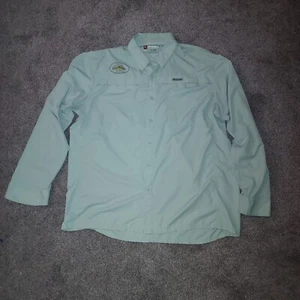 Simms Fishing Products Vented Fishing Shirt Seafoam Green Size 2XL - Picture 1 of 8