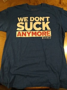 Korked "We Dont Suck Anymore" Chicago Cubs Shirt Large - Picture 1 of 2