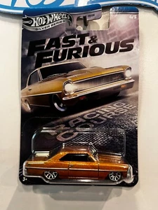 Chevy Nova 2025 Hot Wheels Gold 1966 4/5 HW Silver Series Fast & Furious - Imagen 1 de 1