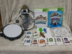 Skylanders Lot Xbox 360 With Two Large Maps, Two Bases, & Two Games - Picture 1 of 3