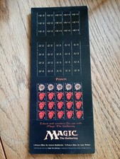 Fallen Empires Tokens Counters Unpunched Sheet #4 Magic The Gathering MTG Armada