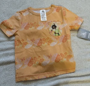 Disney Encanto Kids Shirt Orange Floral Design T-Shirt New NWT - Picture 1 of 4