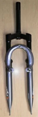 GROUND ASSAULT 24" METALLIC GRAY BICYCLE SUSPENSION FORK BIKE PARTS 728 - Image 1 of 4