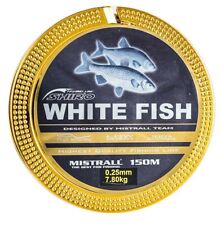 FISHING  LINE monofilament Mistrall White Fish 150m 154Yds  0,14mm -0 35mm