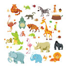 Animals Wall Stickers For Kids Baby Home Poster Monkeyelephant Horse Wall Dec Mm