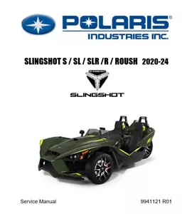 POLARIS SLINGSHOT SL SLR SERVICE REPAIR MANUAL 2022 2023 CD - Picture 1 of 3